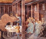 Scenes from the Life of St Francis (Scene 8, south wall) by Benozzo di Lese di Sandro Gozzoli